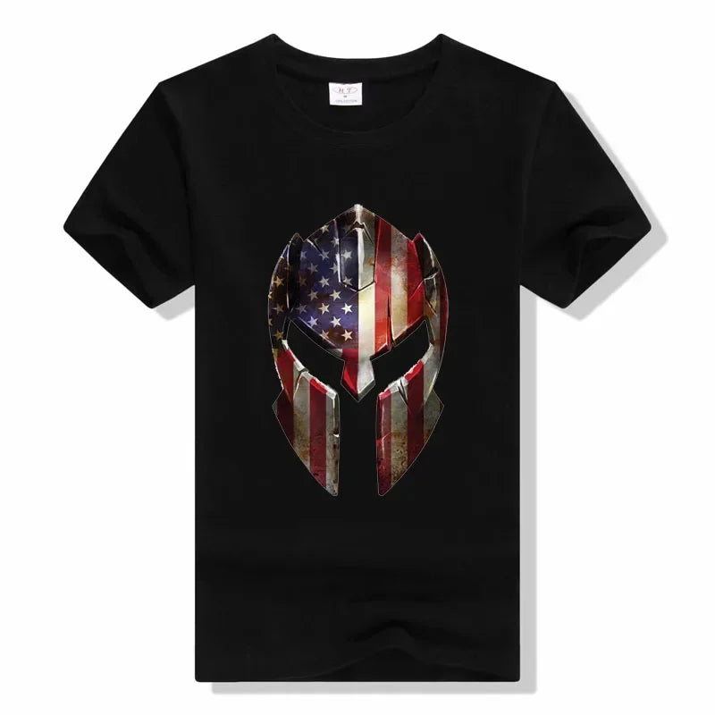 Spartan Molon Labe Warrior T-Shirt Patriotic Molon Labe Athletic Blend