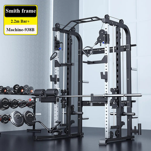 Multifunction Smith Machine Gymnasium Commercial Gantry Squat Frame