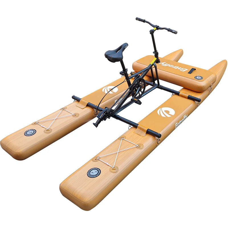 Inflatable Water Bike Portable Pedal Bike Kayak Boat Water Sport