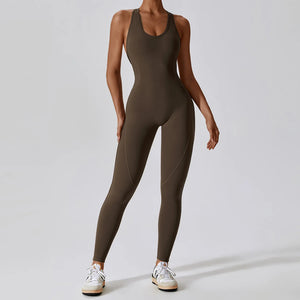 Yoga Jumpsuit Outfit push-up Activewear Yoga Wear Pilates Workout