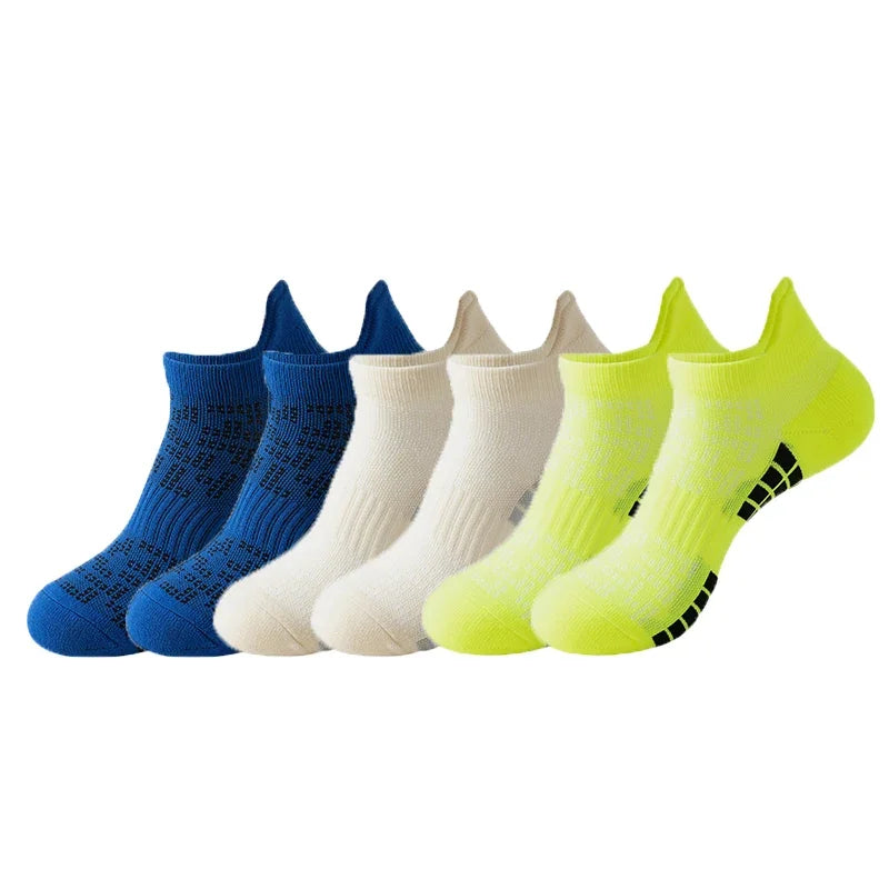 1/3Pairs No Show Sport Running Socks Athletic Low-cut Sock Thick Knit