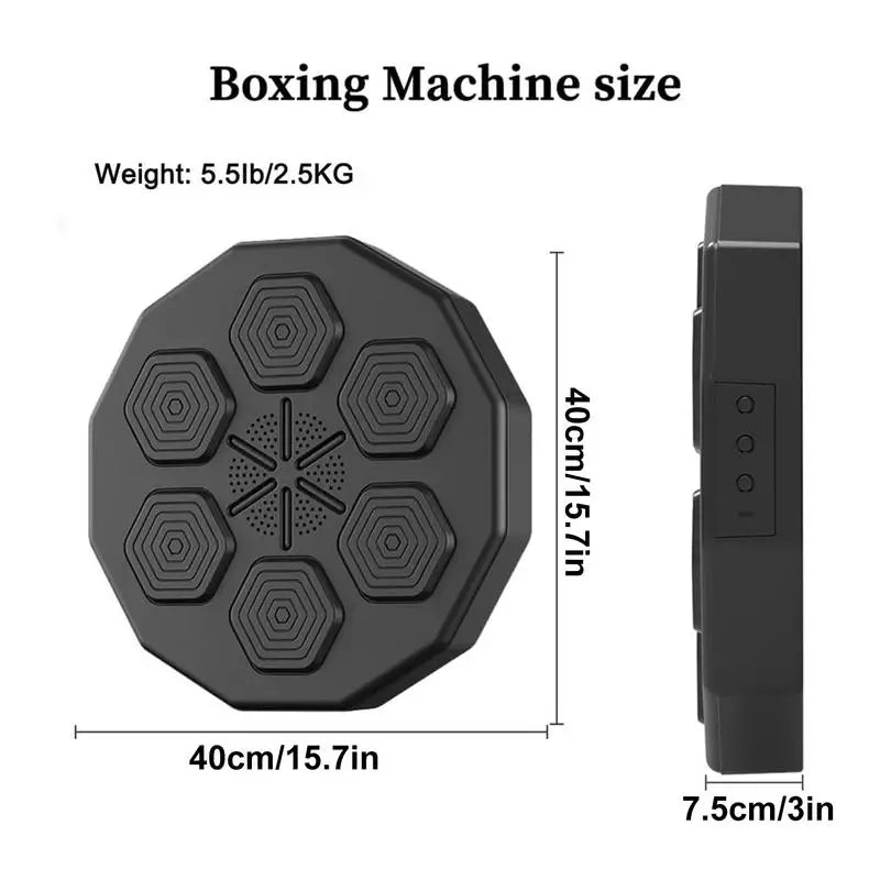 LED Electronic Music Boxing Machine Home Wall Mount Smart Music Boxer