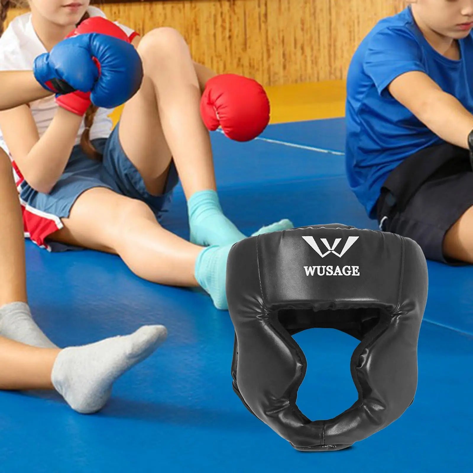 Boxing Helmet Headgear Protective Gear Training Adults Kids Equipment