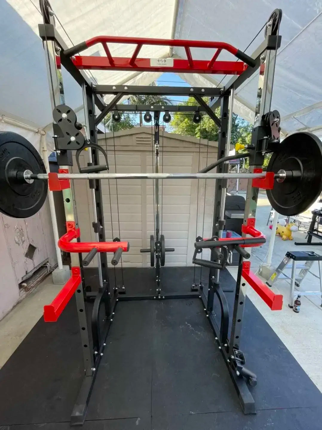 Multifunctional Squat Rack, Comprehensive Training Device, Free Squat