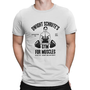 Dwight Schrute Gym For Muscles Special TShirt The Office Top Quality