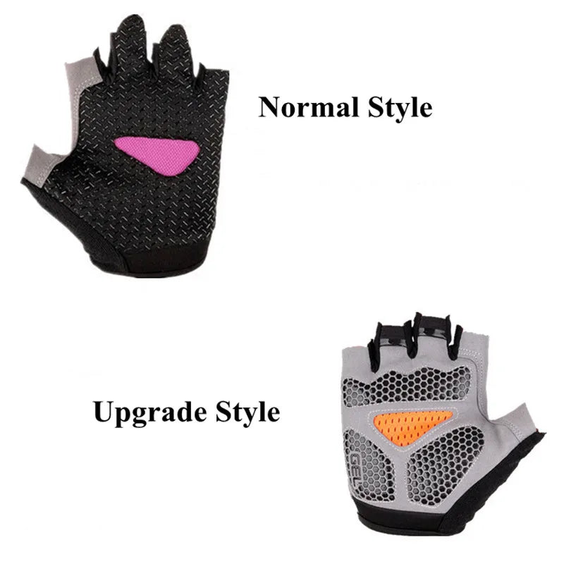 Half Finger Gel Weight Lifting Gloves Men Women Breathable Anti-slip