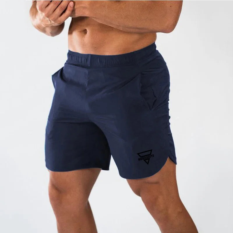 Gym Bodybuilding Short Men Summer Quick Dry Fashion Shorts Fitness