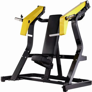 Plate Loaded Seated Incline Chest Press Bench Machine Exercise