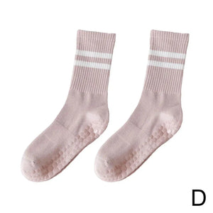 8 Colors Sports Socks Cotton Mid-tube Bottom Professional Non-slip