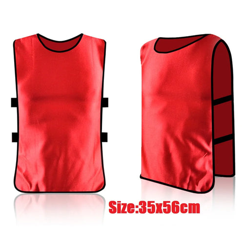 Adults Kids Soccer Pinnies Quick Drying Basketball Football Rugby Team