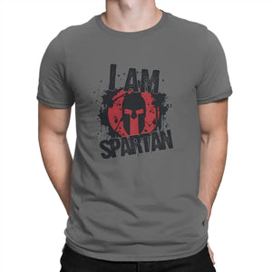 Spartan Man TShirt I Am Spartan Distinctive T Shirt Graphic