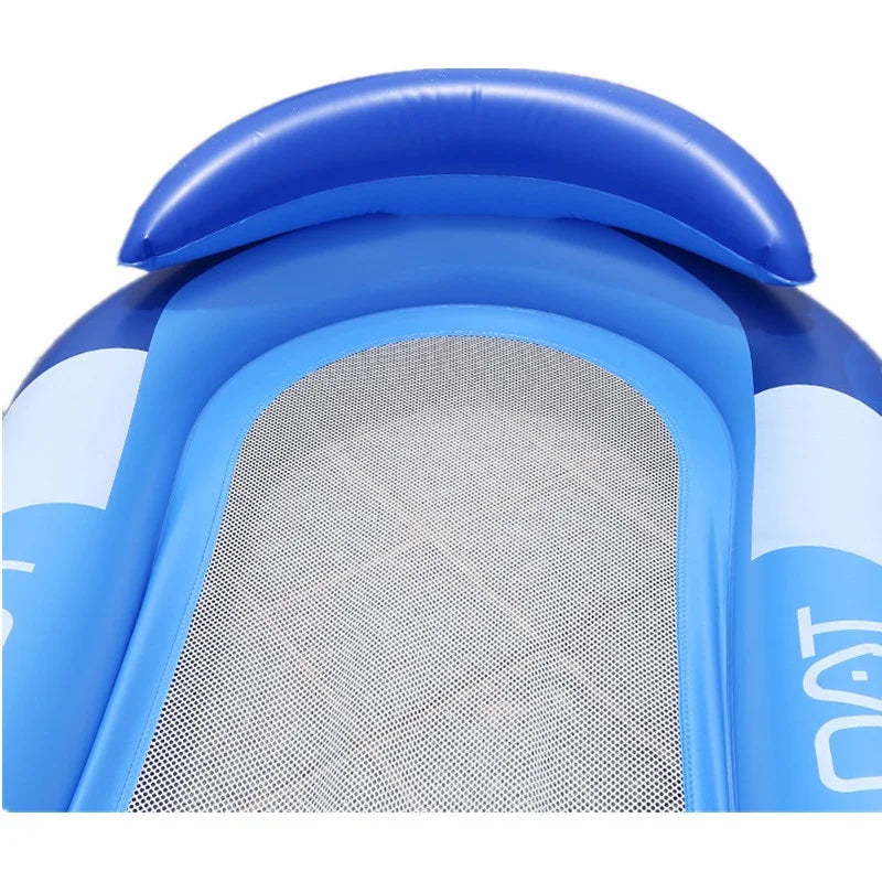 Outdoor Foldable Sleeping Water Hammock Tube Inflatable Floating Row