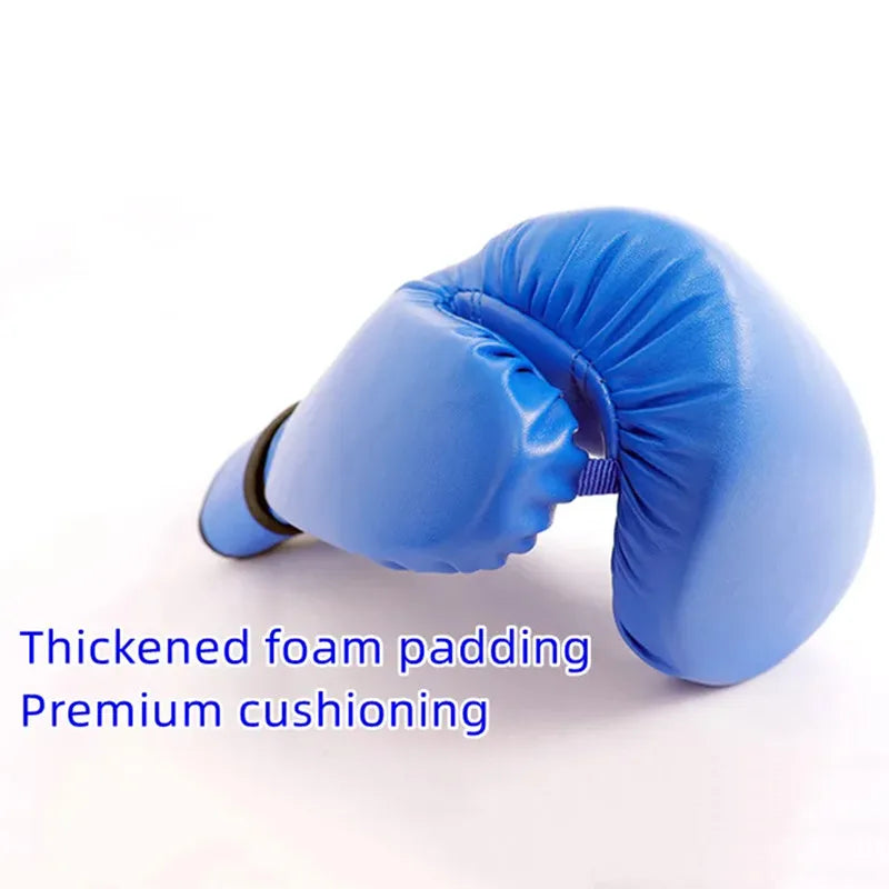 6/8/10/12/14oz Professional Boxing Gloves Thickened PU Muay Thai Sanda