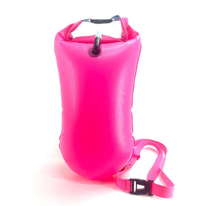 Inflatable Open Swimming Buoy Tow Float Dry Bag Double Air Bag with