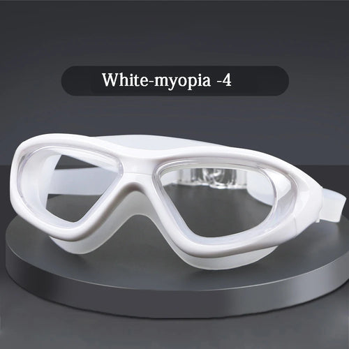 Men Women -1.5 To -7.0 Myopia Swimming Goggles Diopter Transparent