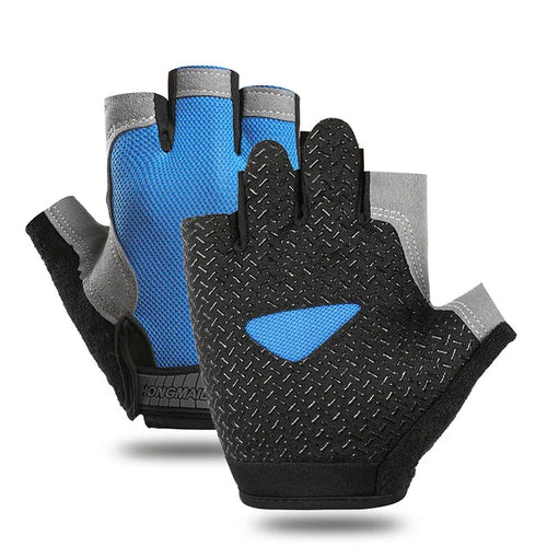 Half Finger Gel Weight Lifting Gloves Men Women Breathable Anti-slip