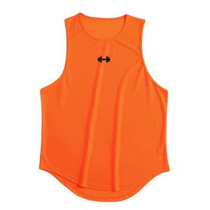 Gym Tank Top Men Summer Sportswear Mesh Quick Dry Bodybuilding