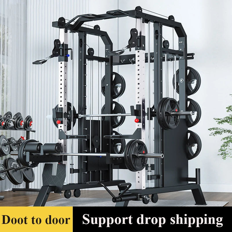 Multifunction Smith Machine Gymnasium Commercial Gantry Squat Frame