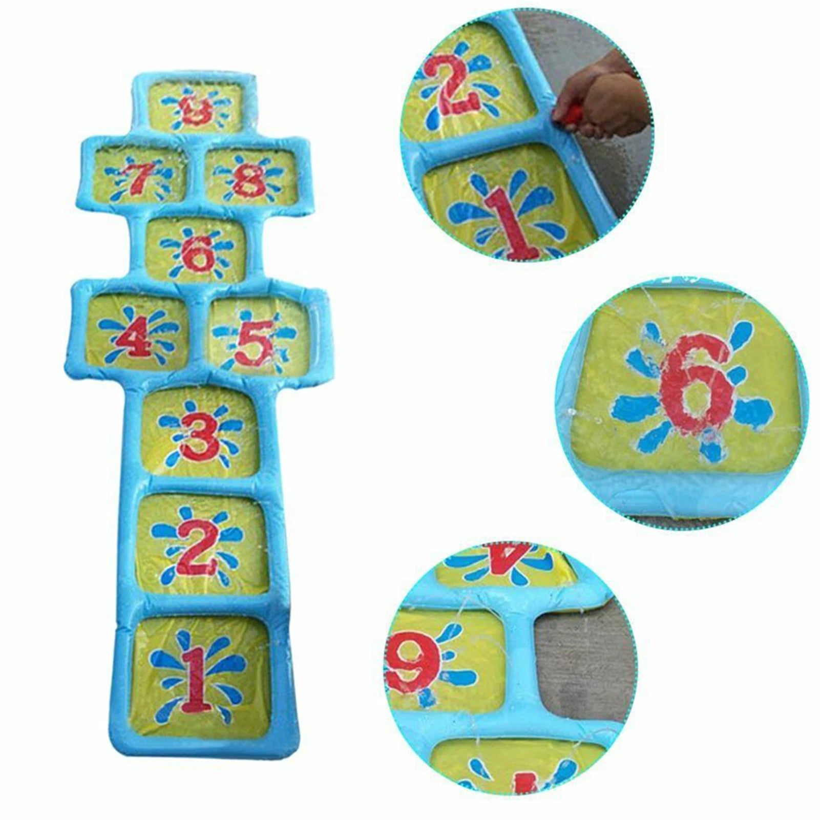 Inflatable Water Spray Number Pad Summer Children Kids Outdoor