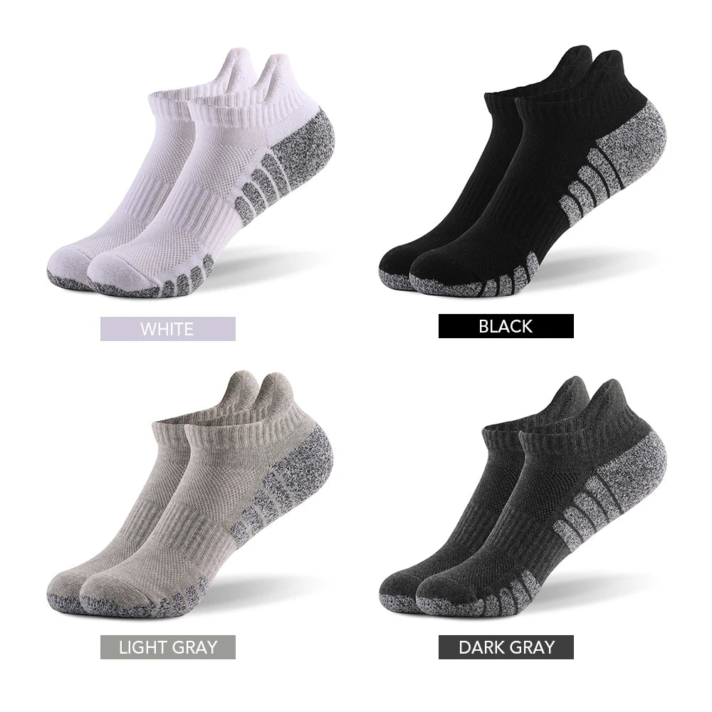 6/12Pairs Sport Ankle Socks Athletic Low-cut Sock Thick Knit Sock