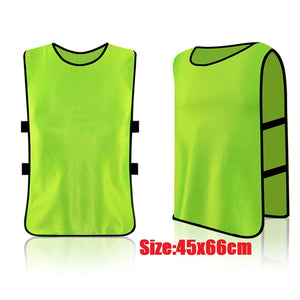 Adults Kids Soccer Pinnies Quick Drying Basketball Football Rugby Team