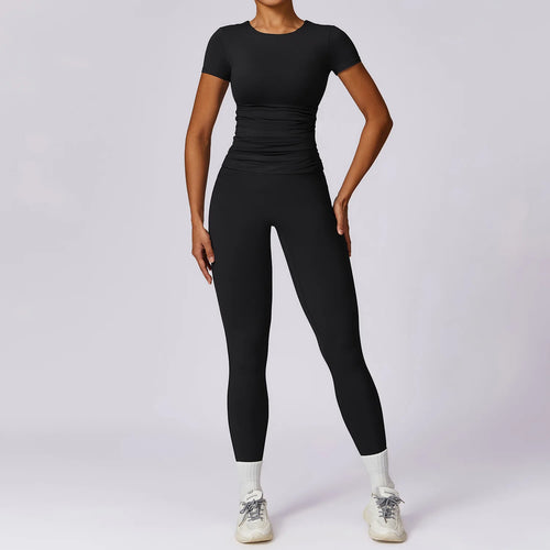 Yoga Set 2PCS Women Sportswear Workout Clothes Athletic Wear Gym