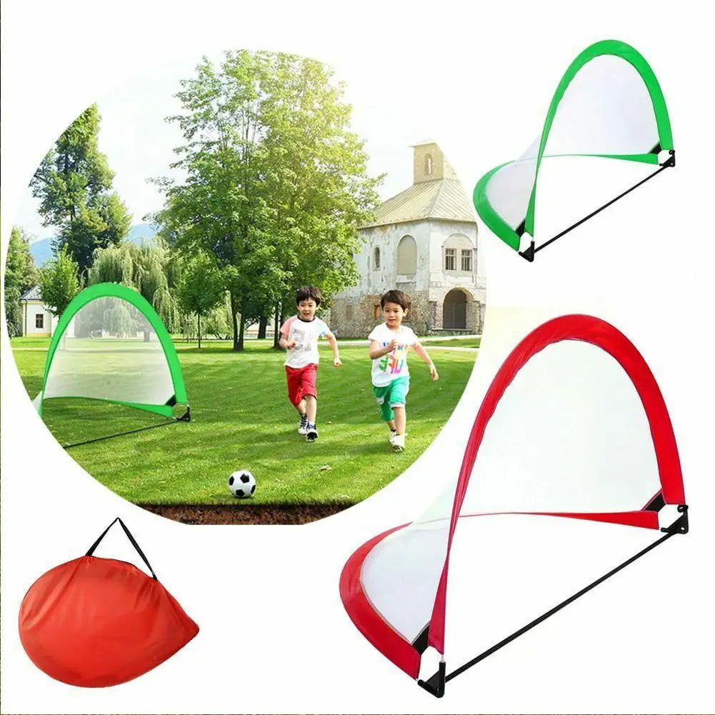 1PCSFootball goal Kid Potable Folding Goal Soccer Football Outdoor