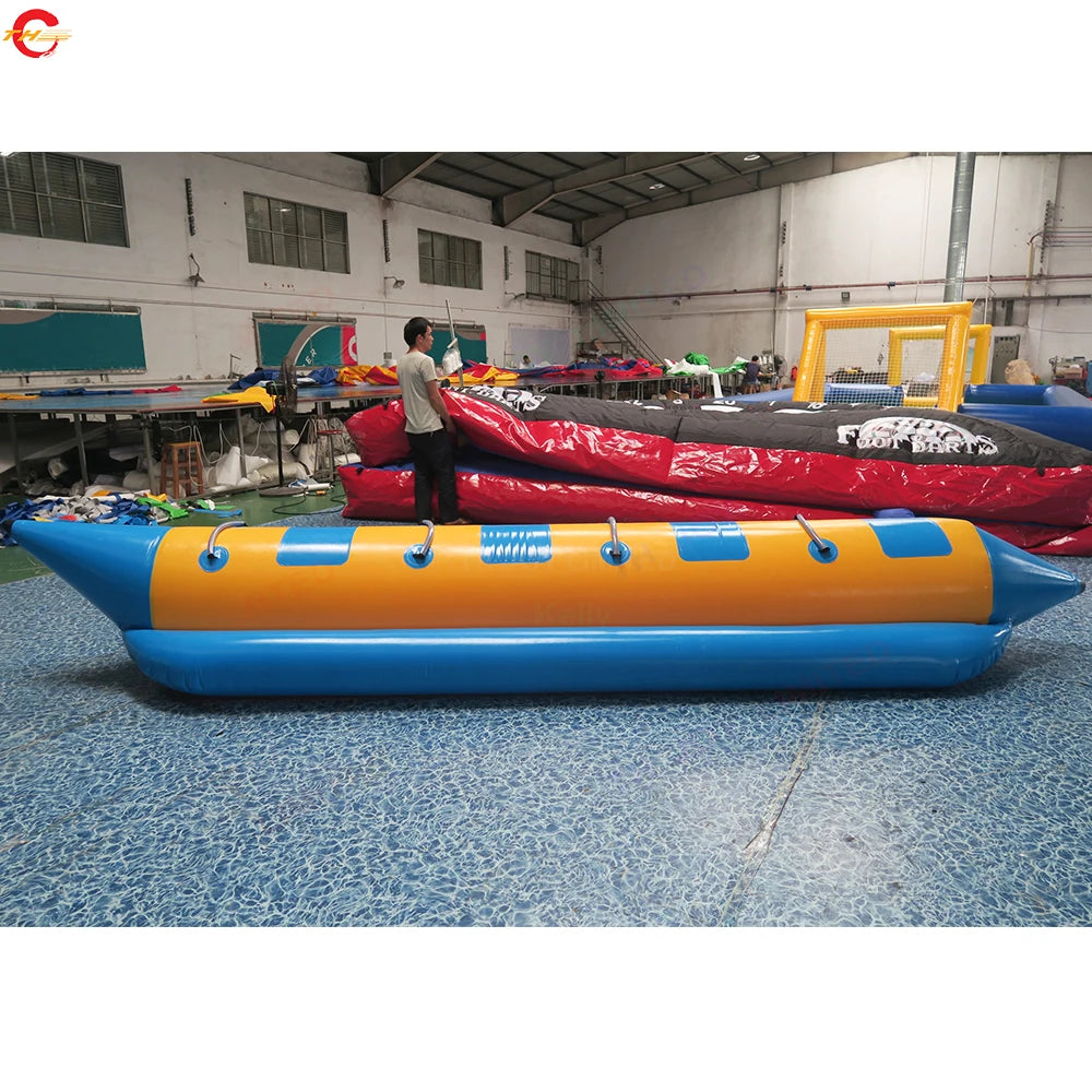 Free Air Shipping to Door 6 seats  Inflatable Water Sport Toy Banana