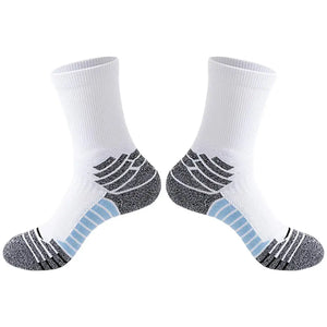 Wear-resistant 1 Pair Cozy Autumn Winter Long Socks Sport Wear Soft