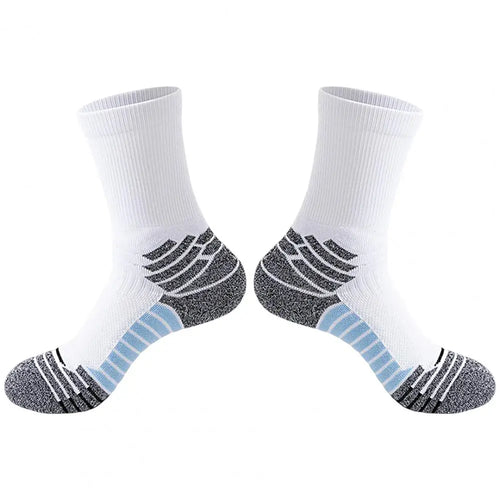 Wear-resistant 1 Pair Cozy Autumn Winter Long Socks Sport Wear Soft